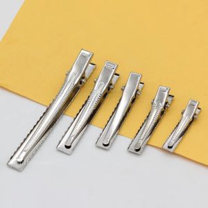 20p 32/41/46/57/76mm Metal Barrette nickel Single Prong Crocodile Alligator DIY BOLL CLACK CHIEL CLIPS CLIM