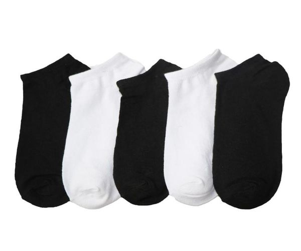 20 paires hommes chaussettes courtes noires de style blanc décontracté à la cheville à coupe basse men039 pantoufles peu profondes