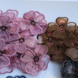 20 -st/Lot Diy Craft Supplies borduurbloempatches voor kleding Fairy Floral Patches voor tassen Decoratieve paren Appliques