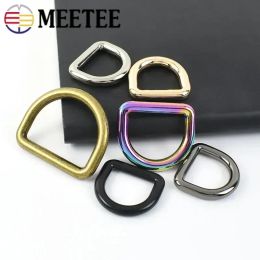 20 stcs 10/13/15/20/25/32/38 mm metaal o D ring Gezakken BAND BELT GELPELEN DONGEN Kraag Webbing Clasp Loop Diy Leather Craft