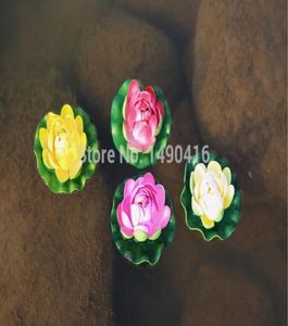 20 stks 10 cm kleine kunstmatige lotus bloemen waterlelie voor tuin bruiloft decoratie diy bloemen voor decoratie9137271