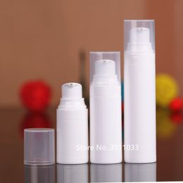 20 pièces 15 ML 30 ML 50 ML blanc pompe sans air bouteille pour BB crème Lotion vide cosmétique conteneur