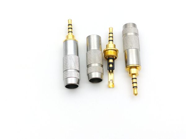 20 pièces 2.5mm 4 pôles réparation prise casque câble Audio connecteurs à souder