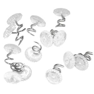 20 -stcs/40 stcs bekleding Twist pin Clear Rose Heads Bedskirt pins voor slipcovers bedskirts Car Slip meubels op hun plaats