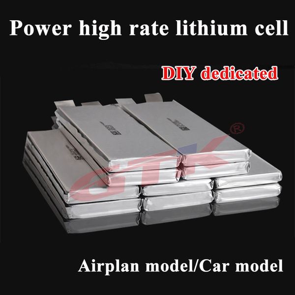 20 pièces 45C-70C lipo batterie 3.7v 850mAh-6000mAh batterie pour 4s 5s 6s 3300mah bricolage batterie rc hélicoptère voiture rc réservoir 11.1v 14.8v