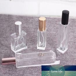 20 stks 5 ml 10 ml hoge kwaliteit glas parfum fles verstuiver parfum fles transparante spuitfles kristal transparant vierkant