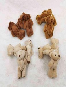 20 -stcs 6 cm fuzzy beer lederen teen beer gevulde pluche dieren speelgoed bruin kleur 2012142513782