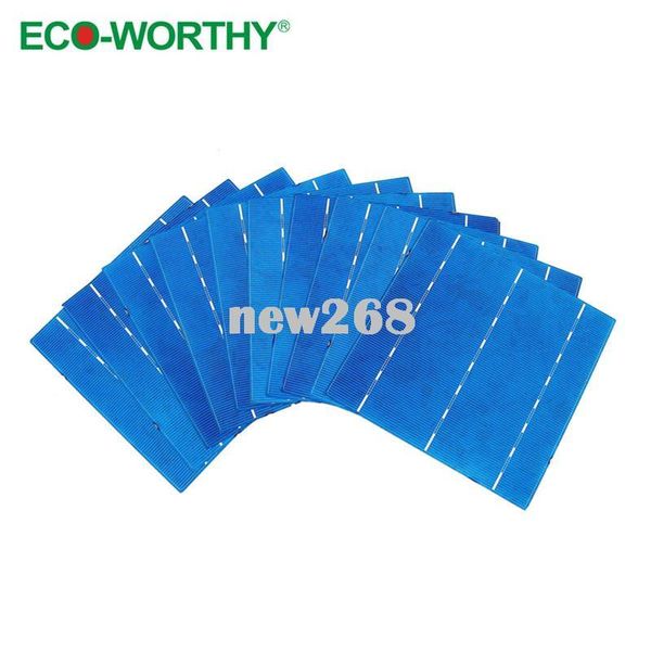 Livraison gratuite 20 pièces 6x6 cellule solaire pour panneau solaire bricolage total 82W trois barres valeur pack,