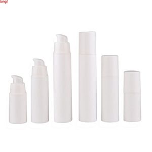 20 pcs Airless Pompe Bouteille Blanc Cosmétique Emballage Vide Échantillon Conteneur Lotion En Plastique Vide Émulsion Tube 15 ml 30 ml 50 ml bonne quantité