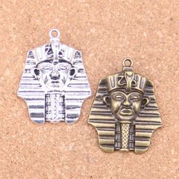 20pcs Antique Silver Bronze plaqué égyptien roi tutankhamhen charmes pendants bricolage Bracelet Bracelet Résultats de bracelet 36 28 mm312i