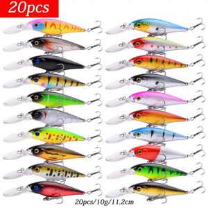 20pcs Artificial Bait Fishing Lures Kit Set Topwater Japan Carp Fishing Bait Tackle Suit Pesca Hard Bait Minnow Fish Lure Set 240528