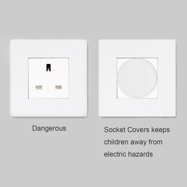 20pcs Baby Anti Electric Safety Guard Cover Protective Protective Capuletería de enchufe de enchufe de enchufe Escuela de hogar Eu UK Estándar
