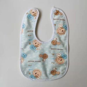 20-stcs Baby Bibs Leuke cartoon dierenpatroon Peuter waterdicht speeksel handdoek Katoen Fit 0-3 jaar Infant Burp Doeken voeding 240422