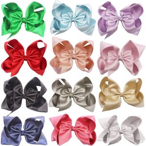 20 stks Bling Glitter Sparkly Hair Bows 6 Inch Glitter Grosgrain Lint Bogen met Alligator Haarklemmen voor Meisjes Kindertieners LJ201226