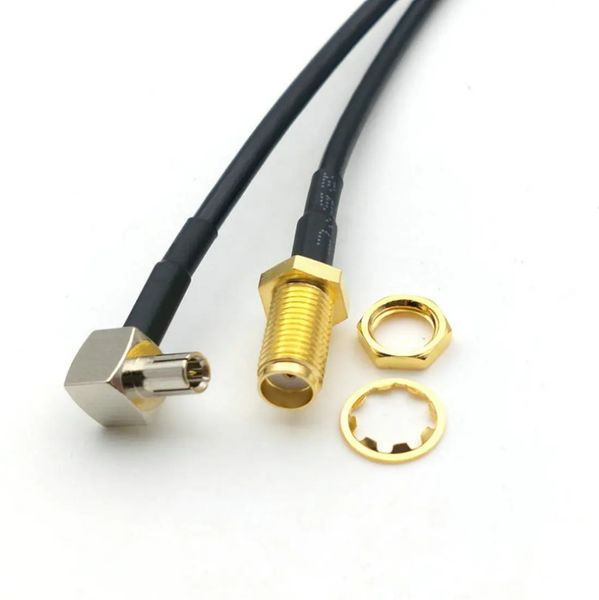 Câble RG174, connecteur SMA femelle vers ts9 mâle, 100 pièces