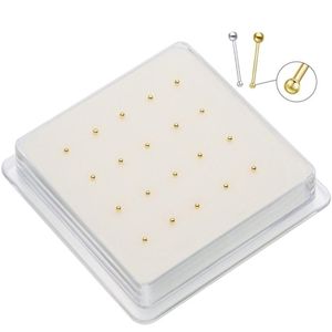 20 stuks doos 1 0mm 1 2mm sierlijke kleine bal neus studs piercing sieraden pircing nariz nez joyera cuerpo 220224324s