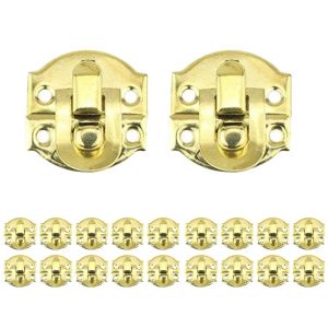 20 stks doos Latch CLASPS Antieke sieradendoos Hasp gesloten houten wijn geschenkdoos hangslot Hasp Handtas Buckle Hardware -accessoires