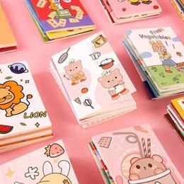 20pcs dessin animé mignon mini cabook de poche journaliste portable nomina noming petit prix livret de maternelle 240411