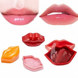 20 stks Cherry Collageen Lip Masker Hydraterende Hydraterende Reparatie Schoonheid Lippenbalsem Patch Exfoliaci Gel Koreaanse Lip Huidverzorging Product R9kp #