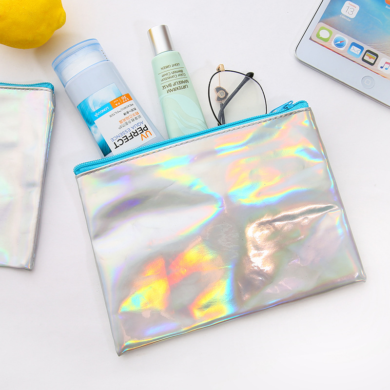 20st kosmetiska fall Kvinnor Laser Square Waterproof Protable Wash Bag