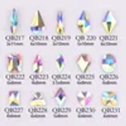 20 шт. кристаллы для ногтей, алмазный камень, стразы AB, стекло, стразы для 3D ногтей, украшения, принадлежности, ювелирные изделия ZZ