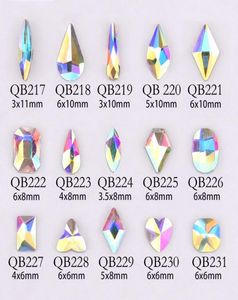 20pcs Crystals Nail Diamond Stone Strass Ab Glass Rhinaistones for 3D Nails Art Decorations Supplies Bijoux QB217246A4776109