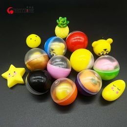 20 -stks D45mm Plastic capsule speelgoed verrassende bal met verschillende helende stress knijp ventilatiespeelgoed voor verkoopmachine 240422