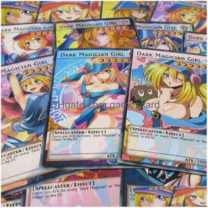 20 unids Dark Magician Girl Fl Art Proxy Card Yuh Classic Y Charminggirl Orica Dmg Custom Alteredart Réplica Fans Regalos G220311 Drop Deli Dhogz