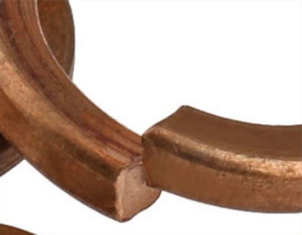 20pcs din127 gb93 m3 m4 m5 m6 m8 coquilles de cuivre en bronze coussin de tampon à ressort à ressort gaspillement élastique joint de haute qualité