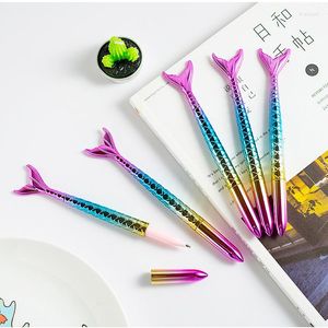 20 stcs mode schattige creatieve zeemeermin gelpen schoolkantoor voorraden kawaii stationery cadeau student schrijven glitter