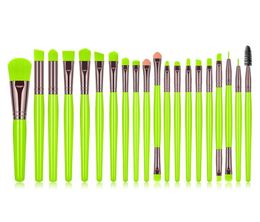 20-teiliges fluoreszierendes Make-up-Pinsel-Set für Gesichtspuder, Rouge, Concealer, Lidschatten, Make-up-Pinsel, Beauty-Tools maquiagem5336597