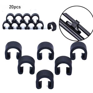 20 stks voor remkabel / Derailleur lijngever C-gesp CLASSPS PLASTIC BIRKELIJK C Vorm Clips Housing Slang MTB Bike Road Guide