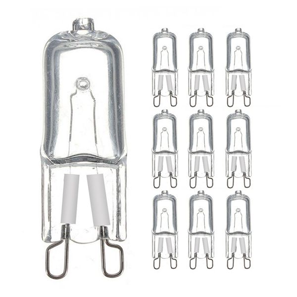 20 pièces G9 Eco ampoules halogènes 220V 20W 25W 40W 60W Capsule lampe à LED ampoule perles insérées lampes en cristal lampes halogènes