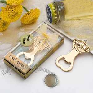 20 STUKS Gouden Kroon Flesopener Bruiloft Gunst Bruids Douche Event Party Giveaways Verjaardag Aandenken Bier Cap Opener