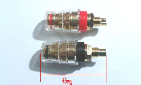 20PCS Borne de liaison de haute qualité pour amplificateur Haut-parleur Connecteur de fiche banane 4mm