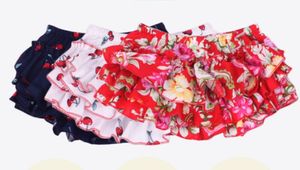 20 stks zuigeling peuter baby meisje katoen PP korte broek zomer floral shorts polka dot prinses falbala bud silk pantskirt PP003