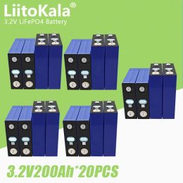 20pcs liitokala 3.2v 200AH Lifepo4 Pack Pack Deep Cycle Batter