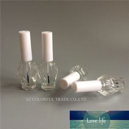 20 pcs/lot 15 ml bouchon avec brosse vide autel verre à vin vernis à ongles bouteilles d'huile emballage cosmétique avec couvercle blanc