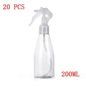 20 unids/lote 200ml botella de spray cosmético vacía transparente maquillaje loción facial atomizador botellas de muestra Perfume cosmético pulverizador recargable