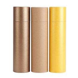 20 Pcs/Lot 3 couleurs 250 gramme grand parfum papier Tube emballage Joss bâton pratique transport Kraft papier encens Tube donner boîte