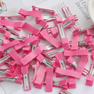 20pcs / lot 35 mm tissu couvert de cheveux de cheveux Cliptères Alligator Clips Hairpin Base pour les filles bricolages Baby Kids Bows Hairpins Accessoires