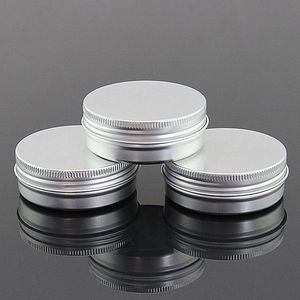 20 pcs/lot 5-50g multifonctionnel pot en aluminium métal cosmétique emballage conteneur crème crème pour les mains stockage