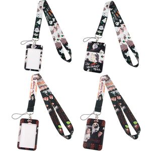 20 stks / partij J2197 Anime Necklack Lanyard Key Gym Strap Multifunctionele Mobiele Telefoon Decoratie met Cartoon Card Houder Cover