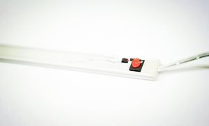 Freeshipping 20 stks / partij Mini-knop Dimmer Sensorschakelaar Aangepast LED-aluminium profiel voor LED Strip