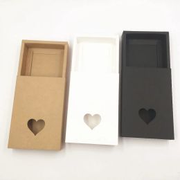 20pcs / lot Nouveaux boîtes en papier kraft marron