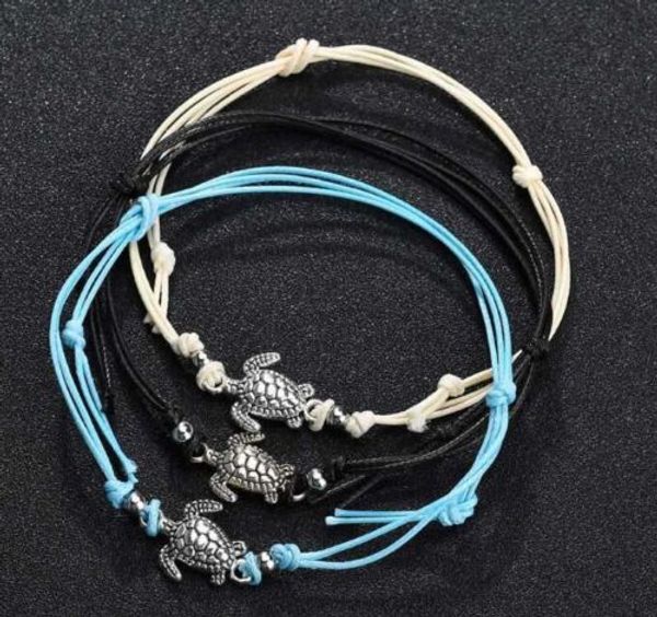 20 unids/lote encantos de tortugas marinas pulsera tobillera sandalia descalza pie de playa nuevo venta al por mayor envío gratis