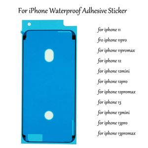 20 pcs/lot autocollant étanche pour iPhone 11 12 13 Pro Max mini adhésif pré-découpé LCD écran cadre bande pièces de réparation