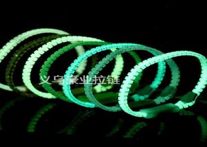 20 pièces lueur lumineuse dans le bracelet à fermeture éclair sombre unisexe bracelet à fermeture éclair veilleuse bracelet soulagement du stress anxiété besoins jouets Pa9824797