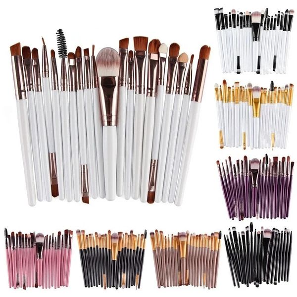 Magnín de maquillaje de 20pcs Cosmetict Makeup for Face Make Up Tools Women Beauty Professional Foundation Blush Herramientas de maquillaje de ojos de ojos para mujeres para mujeres