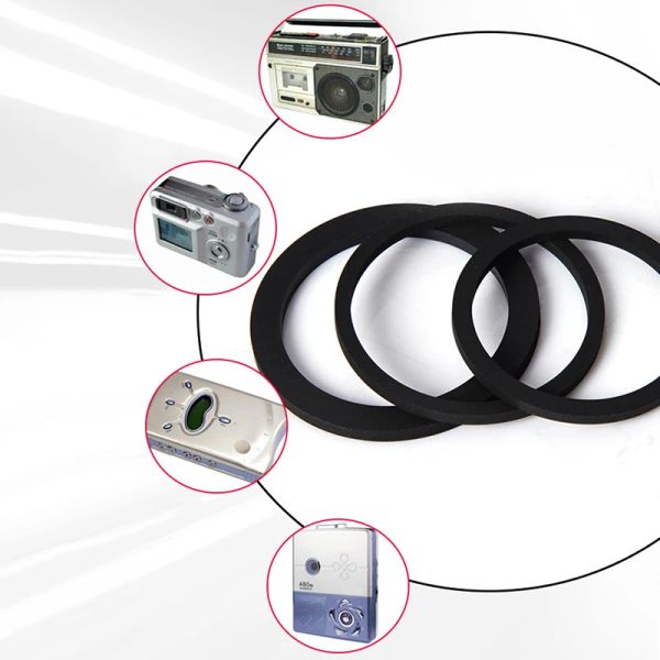 20 piezas de bucle de cinturón de rueda de neumáticos inactivos mixtos para cinta de grabadora de cassette Cinta de grabadora estereo reproductor de audio anillo de goma ldler